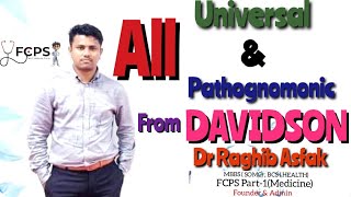 All quotUniversal amp Pathognomonicquotsigns from DAVIDSON by Dr Raghib for FCPS P1MRCP P1ampResidency Exam [upl. by Aleakam]