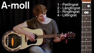 Gitarr Ackordet Amoll [upl. by Levon]