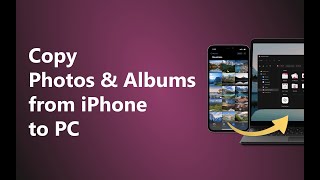 CopyTrans Studio How To Copy Photo amp Album from iPhone to PC [upl. by Saxena]