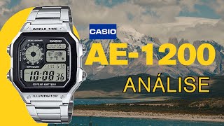 Review Completa do Relógio Casio AE1200WH [upl. by Arriet]