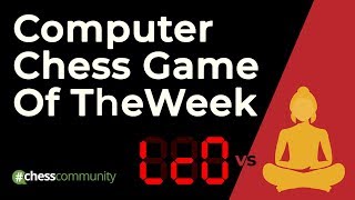 Computer Chess Game of the Week Leela vs Nirvana [upl. by Vinna]