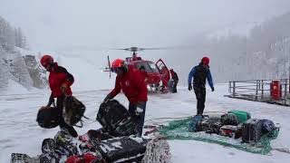 ShuttleHelis zwischen Täsch und Zermatt [upl. by Namzaj]