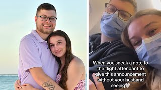 Flight Attendant Announces Passenger Is CancerFree [upl. by Aissila]