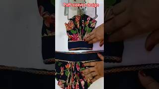 Very easy and beautiful sleeve design puffy sleeve starboutique shortfeed sleevesdesign [upl. by Cadal]