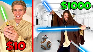 10 vs 1000 Ultimate Star Wars Battle JEDI BUDGET CHALLENGE [upl. by Krystalle]