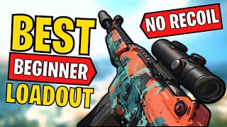 BEST BEGINNERS LOADOUT in WARZONE  The Best Loadout for beginners  No Recoil  Easy to use  Guide [upl. by Lednahs177]