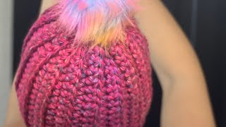 Easy Crochet Beanie Hat [upl. by Masha]