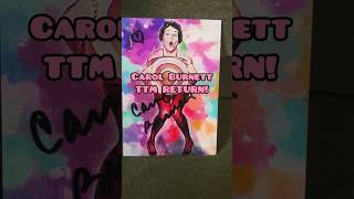 Carol Burnett ttm return shorts shortvideo carolburnett ttm ttmsuccess [upl. by Danila626]