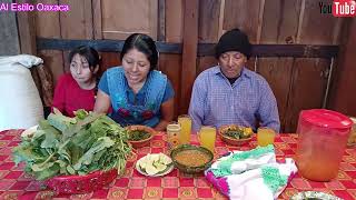 En familia disfrutamos de un rico caldo de guía de chayote 😃😃 [upl. by Eniahs]