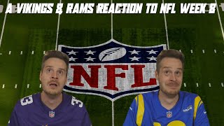 A Vikings amp Rams Fan Reaction to NFL Week 8 [upl. by Ruella]