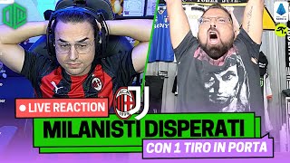 MILANJUVENTUS 01 LIVE REACTION  quotNON È GIUSTOquot  TIFOSIAMO [upl. by Adirf]