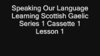 Speaking Our Language Lesson 1 [upl. by Mcdermott]