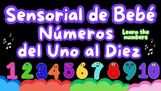 Video de Sensory para Bebés Aprende los Números del 1 al 10 Contando Divertido para Bebés y Niños [upl. by Awahsoj100]