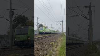 FlixTrain mit Vectron fährt durch Wolfsburg bahn vectron trainspotting [upl. by Nelsen]