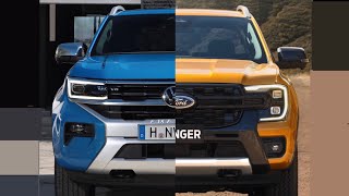 2023 Volkswagen Amarok Vs Ford Ranger  Comparison [upl. by Arramahs63]