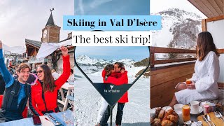 A week skiing in Val dIsère  The best ski trip ever [upl. by Oloapnaig]