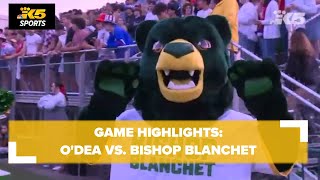 HS FOOTBALL ODEA VS BISHOP BLANCHET [upl. by Glaser13]