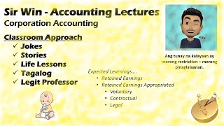 Lecture 09 Retained Earnings Corporation Accounting [upl. by Enylhsa]