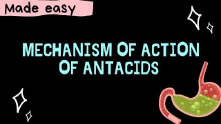 Antacids  Mechanism of Action youtube bpharmacy antacid [upl. by Blus136]