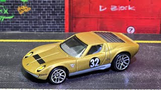 1971 Lamborghini Miura SV  Hotwheels  Vintage  Unboxing [upl. by Gerhardine]