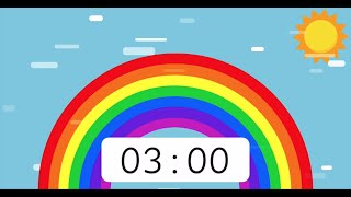 Rainbow Timer 3 Minute 🌈 [upl. by Jr974]