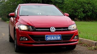 VW Polo 2018 200 TSI Automático Highline  avaliação preço detalhes  wwwcarblogbr [upl. by Yhtorod]