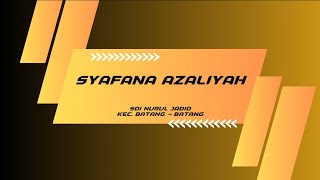 Lomba Baca Puisi A  Syafana Azaliyah [upl. by Ellerrehc615]