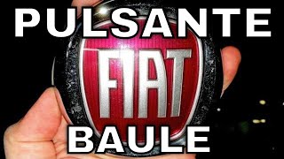 Come smontare pulsante baule Fiat Punto 2012  Evo [upl. by Urian358]