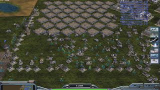 USA Laser  Command amp Conquer Generals Zero Hour  1 vs 7 HARD Gameplay [upl. by Arait]