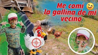 Me comí la Gallina de mi vecino El lamparoso [upl. by Maggee]