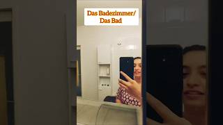 Das Badezimmer  The Bathroom Vocabulary for German deutschlernen [upl. by Alyahs]