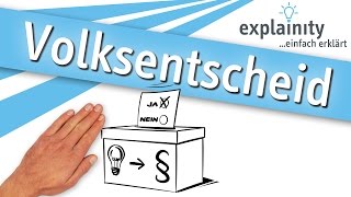 Volksentscheid einfach erklärt explainity® Erklärvideo [upl. by Anne]