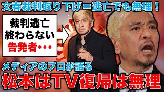 プロが解説！松本人志のTV復帰が絶望的な理由！復帰最大の障壁はテレビ局の「人権方針」。元博報堂作家本間龍さんと一月万冊 [upl. by Eadahc709]