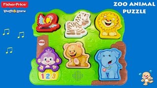 Educational Toys For Toddlers FisherPrice Laugh amp Learn Farm Animal Puzzle [upl. by Anima]