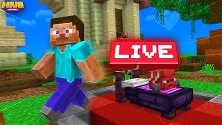 Got banned Hive Skywars Grinding 🔴LIVE [upl. by Hashim]