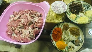 মেজবানি মাংস রান্নার রেসিপি  how to cook mezbani mangshoChittagog Autentic mejbani [upl. by Yodlem]