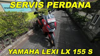 SERVIS PERDANA  SERVIS 1000 KM YAMAHA LEXI LX 155 TIPE S [upl. by Dionisio]