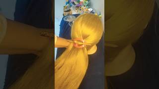 bunhairstyle hairstyle viralvideo youtube youtuber video 1000subscriber shorts [upl. by Divine718]