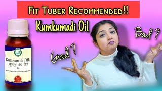 Kumkumadi Oil REVIEWFIT TUBER RecommendedKamdhenu laboratories Oil Good Or Bad [upl. by Eniaral]