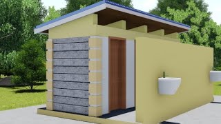 Pit Latrine Design Sanitation Facilities 13 Square Feet  THE HOUSING EXPERT [upl. by Harriet]