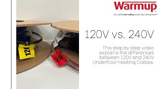 120V vs 240V Underfloor Heating Cables [upl. by Odravde397]