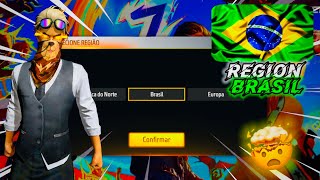 COMO CAMBIAR DE REGION EN FREE FIRE  2024  BRASIL Y CUALQUIER OTRA REGION  FREEFIREE [upl. by Hcahsem747]