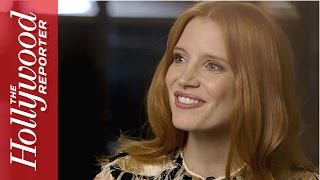 TIFF The Martian Star Jessica Chastain calls Matt Damon “Movie Star and a Chameleon Actorquot [upl. by Atinoj]