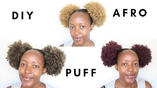 HOW TO MAKE DOUBLE AFRO PUFFS [upl. by Stringer]