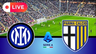 🔴LIVE INTER MILAN VS PARMA  Italian Serie A 202425  eFootball PES 21 Gameplay [upl. by Nolham290]