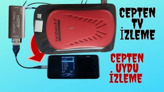 Cepten Tv İzleme Cep Telefonuna Uydu Alıcı Baglama Bilgisayar Cep Telefonu ve Tapletten Uydu İzle [upl. by Hyo]