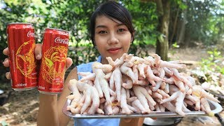 Yummy cooking chicken legs with Cocacola recipe  Cooking skill [upl. by Erdried154]