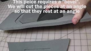 Basic Tutorial How to build cosplay armor using pepakura and EVA foam [upl. by Konstance543]