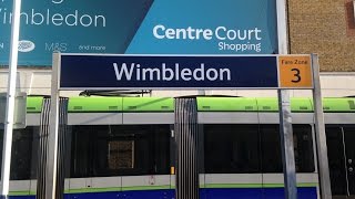 London Trams Croydon Variobahn Wimbledon ➡️ Elmers End [upl. by Kelli]