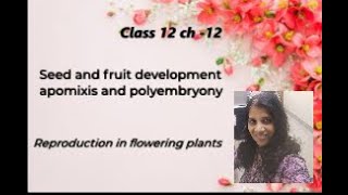 Seed and Fruit Development Apomixis and Polyembryony  CBSE class 12 [upl. by Irra577]